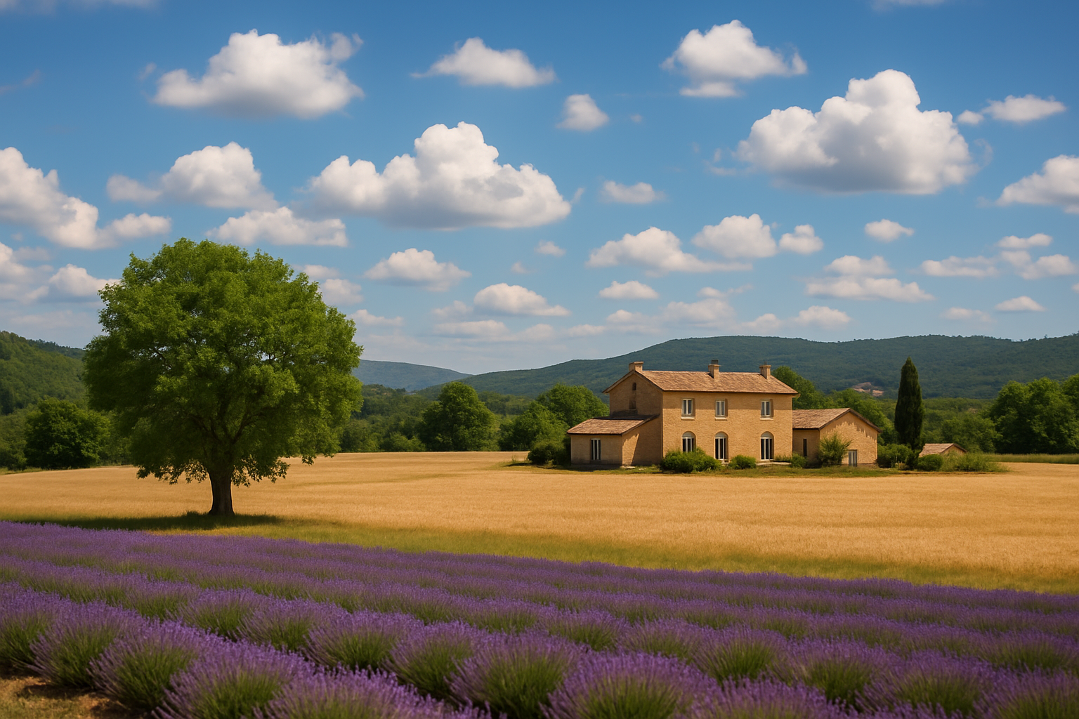 Paesaggio rurale tipicamente francese